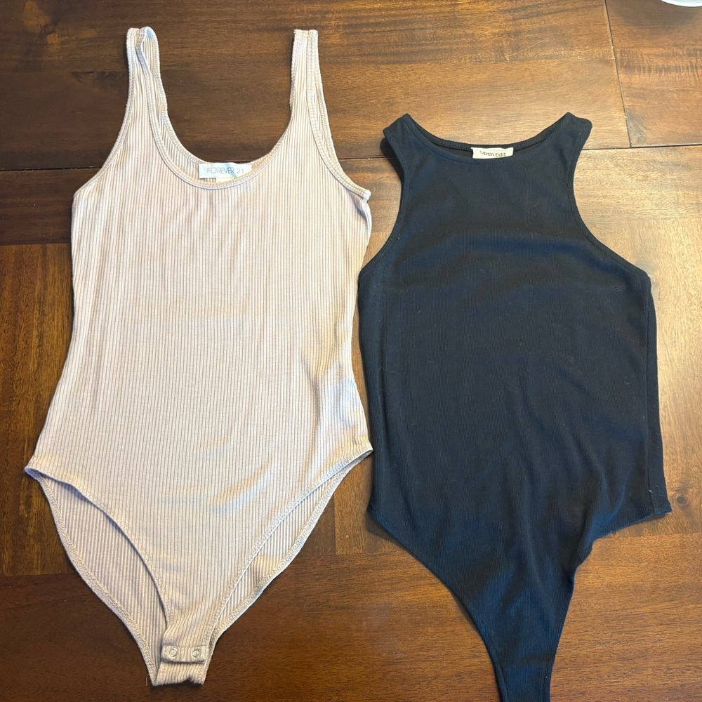 Womens One Piece Set - Black and Cream